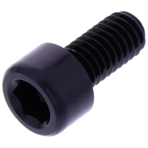 Zylinderschraube M6X1.00 mm 12 mm Alu schwarz