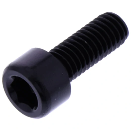 Zylinderschraube JMP Bolt M6X1.00 mm 16 mm Aluminium schwarz