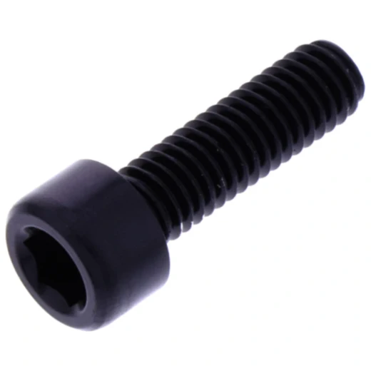 Zylinderschraube JMP M6X1,00 mm 25 mm Alu schwarz