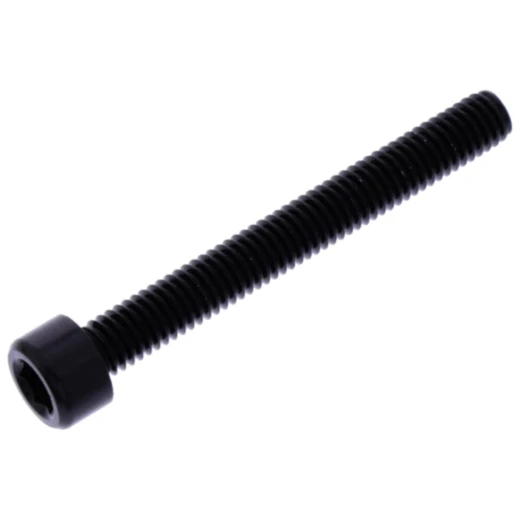 Zylinderschraube M6X1.00mm 50mm Aluminium schwarz