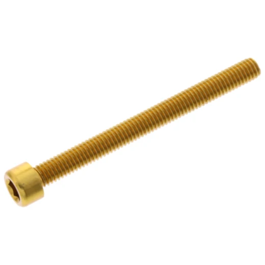 Zylinderschraube JMP Bolt M6X1.00 mm 65 mm Alu gold