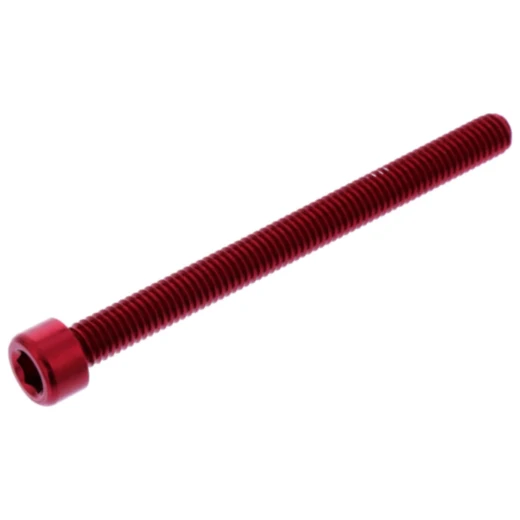 Zylinderschraube JMP Bolt M6X1.00 mm 70 mm Aluminium rot