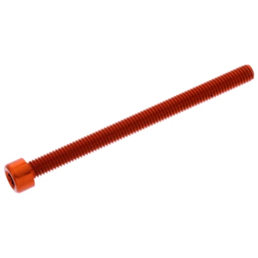 Zylinderschraube M6x1.00 mm 80 mm Alu orange