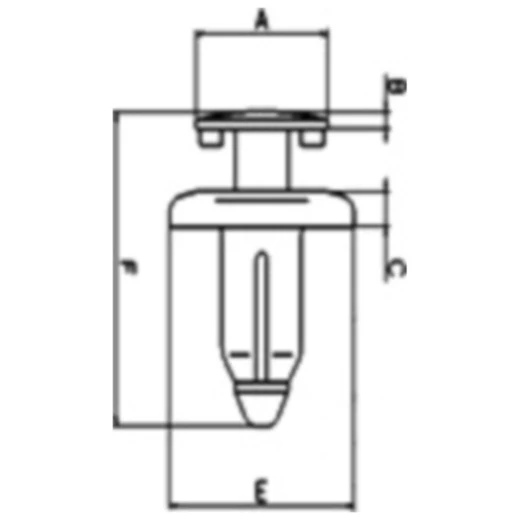 Zug-Dreh Drucknieten für Honda PKW Tourmax 10 Stück_0