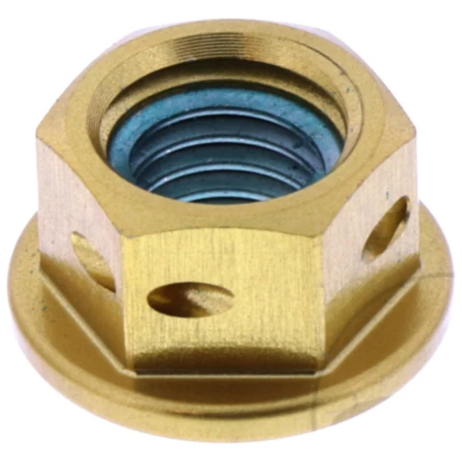 Kettenradmutter JMP M8X1.25 mm Aluminium Racing gold