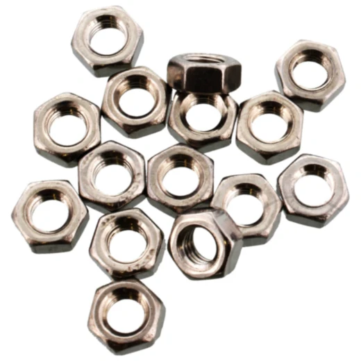 Sechskantmuttern A2 DIN 934 M6X1 für Motorräder