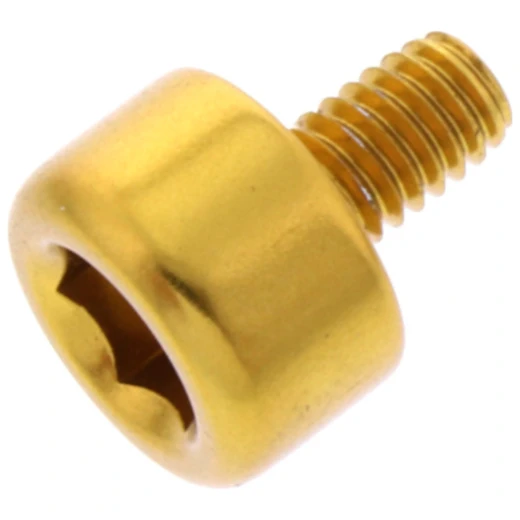 Zylinderschraube M4X0.7 mm 6.5 mm Alu gold für Motorräder