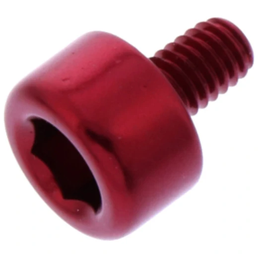 Zylinderschraube JMP Bolt M4X0.7 mm 6.5 mm Alu rot