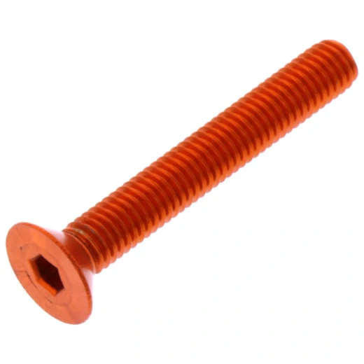 Senkschraube JMP M5X0.8 mm 35 mm Alu orange