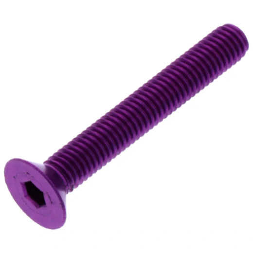Senkschraube JMP M5X0.8 mm 35 mm Alu violett