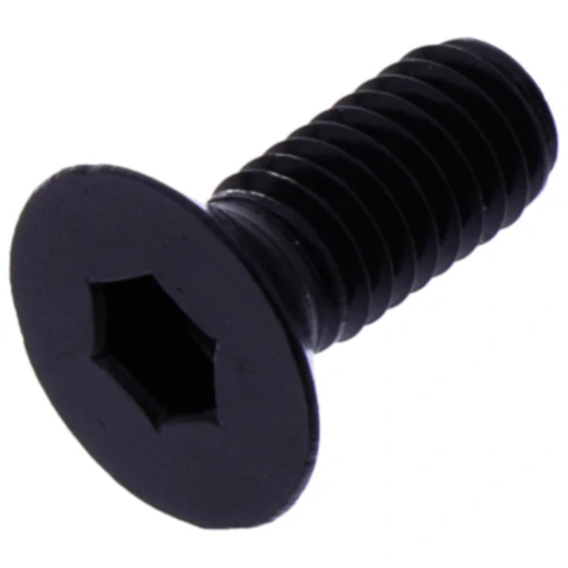 Senkschraube JMP M6X1.00 mm 15 mm Aluminium schwarz