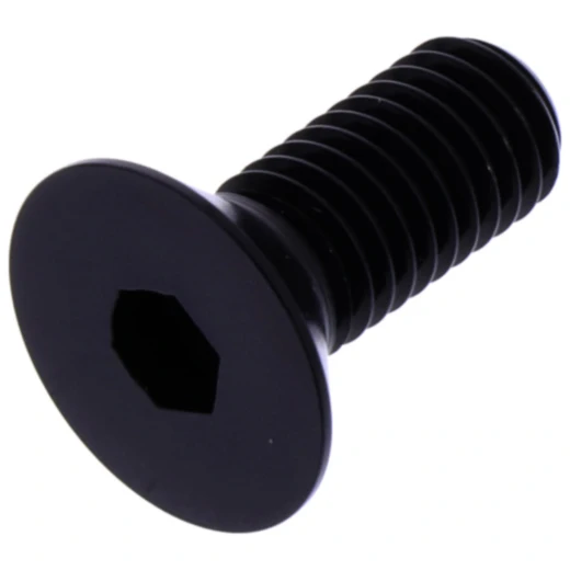 Senkschraube JMP M8x1.25 mm 20 mm Alu schwarz