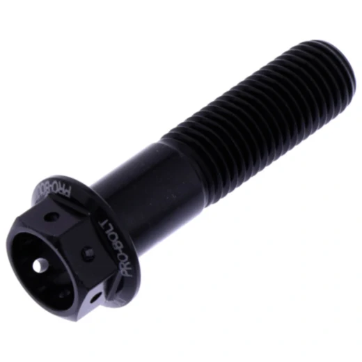 Sechskantschraube JMP Bolt M10 x 1.25 mm 40 mm Alu Racing schwarz