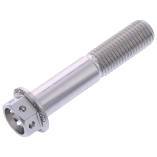 Sechskantschraube JMP Bolt M10 x 1.25 mm 50 mm Alu Racing silber