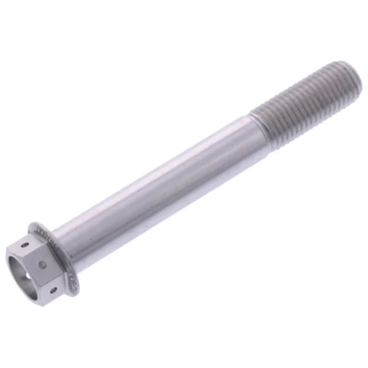 Schraube JMP Sechskant M10 x 1.25 mm 75 mm Alu Racing silber