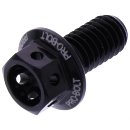 Sechskantschraube JMP M6X1mm 12mm Alu Racing schwarz