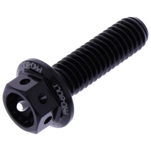 Schraube 6 Kant JMP Bolt M6X1 mm 20 mm Alu Racing schwarz