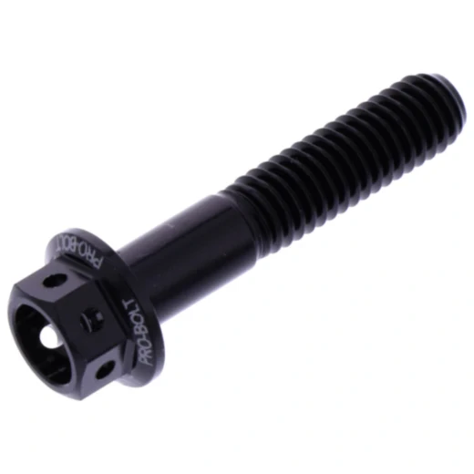 Sechskantschraube JMP Bolt M6X1 mm 30 mm Alu Racing schwarz