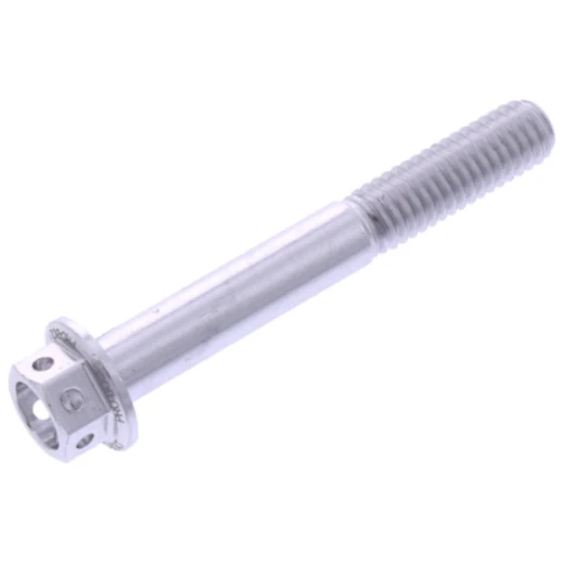 Sechskantschraube JMP Bolt M6X1 45 mm Alu Racing Silber