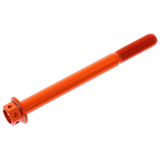 Sechskantschraube JMP Bolt M6X1 mm 65 mm Alu Racing orange