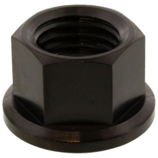 Bundmutter M12X1.5 mm Titan schwarz für Motorräder