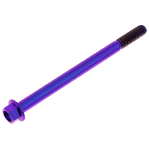 Sechskantschraube M6x1 mm 85 mm Titan violett