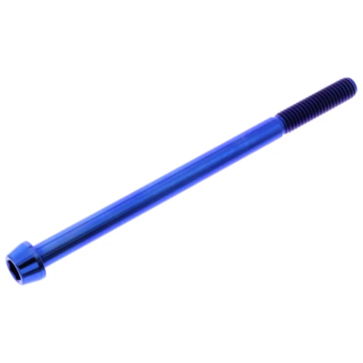 CONE HEAD BOLT M6X1MM 95MM TITAN BLUE