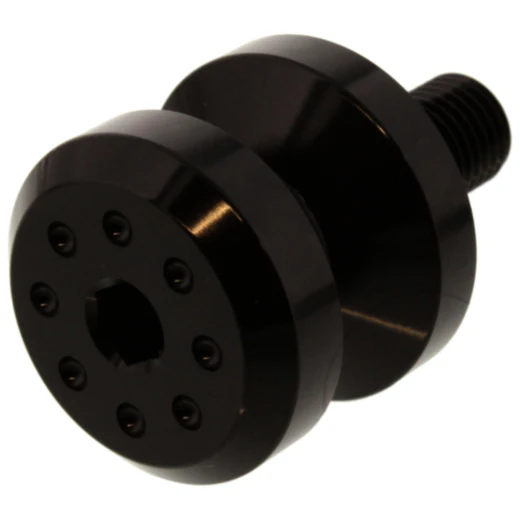 Aufnahmehülse Einzeln JMP Bolt M10 Alu schwarz passend für: Kawasaki Z, ER - 6N, Ninja