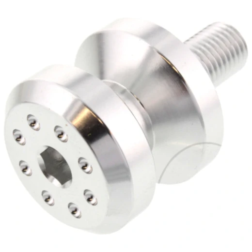 Aufnahmehülse Einzeln JMP Bolt M10 Alu silber passend für: Kawasaki Z, ER - 6N, Ninja