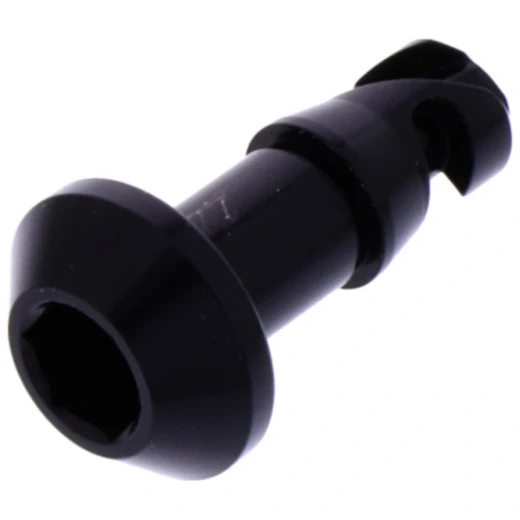 Schnellverschlussschraube JMP alu Verkleidung 17 mm Innensechskant schwarz