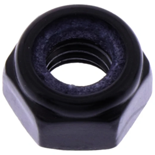 M6x1 mm Aluminium Mutter schwarz