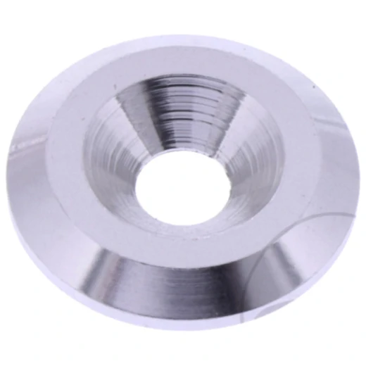 Senkunterlegscheibe M5 Aluminium konisch silber