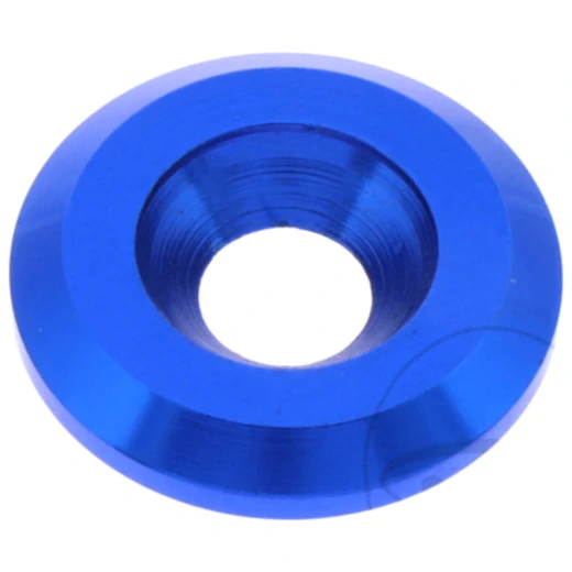 Senkunterlegscheibe JMP M6 Alu blau