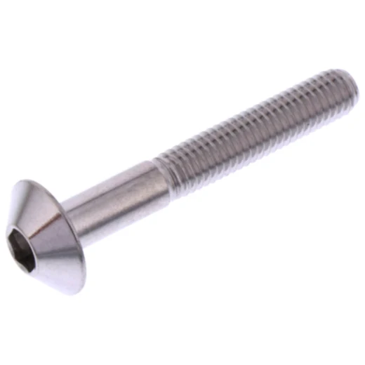 Linsenschraube M5X0.8 mm 35 mm Edelstahl V4A für Motorräder