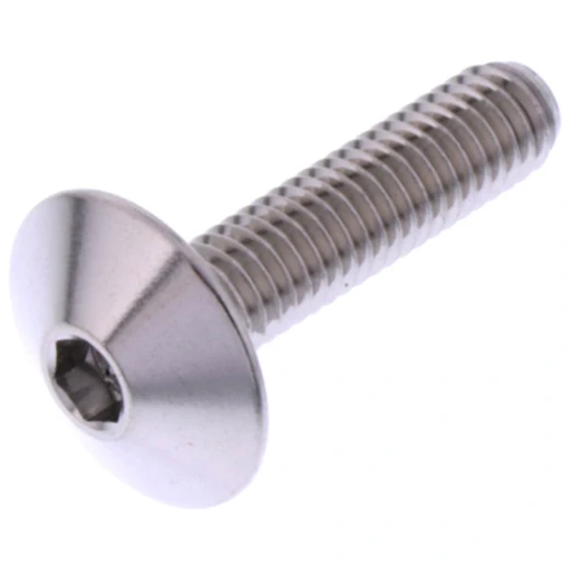 Linsenschraube M6X1 mm 25 mm Edelstahl V4A für Motorräder