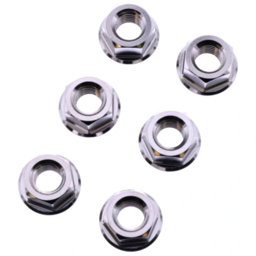 Mutter Kettenrad Satz JMP Bolt M8X1. 25 mm Edelstahl V4A passend für: Husqvarna TE, WR, TC, SM