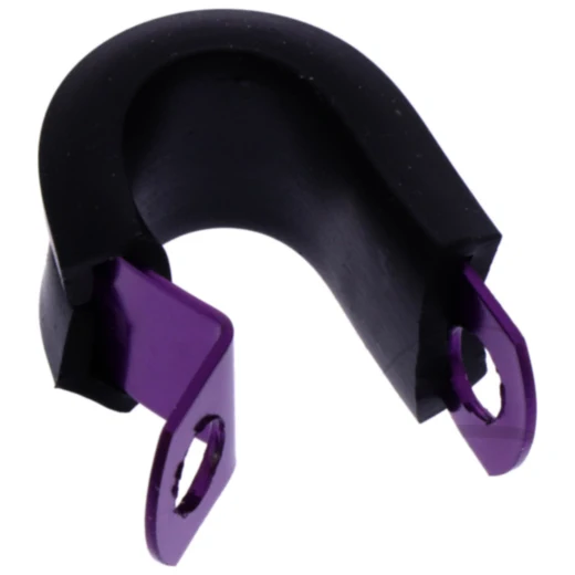 Bremsschlauch Halterung JMP Bolt 6 mm Aluminium lila