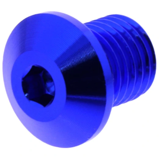 Abdeckschraube M10 x 1.25 mm 11 mm blau für Daytona