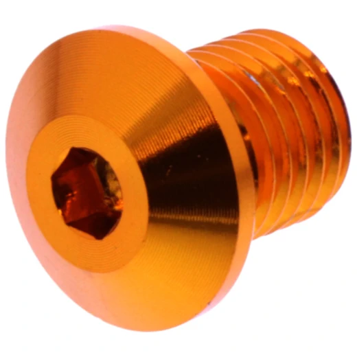 Abdeckschraube M10 x 1.25 mm 11 mm gold für Motorrad