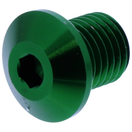 Abdeckschraube für Spiegel Daytona M10 x 1.25 mm 11 mm grün rechts