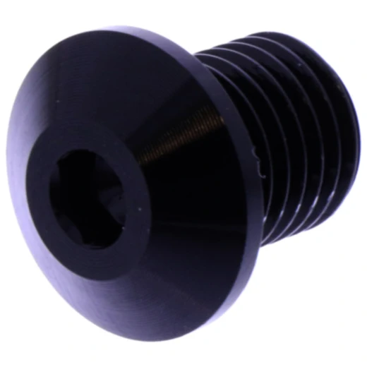 Abdeckschraube für Spiegel Daytona M10x1.25mm 11mm schwarz links