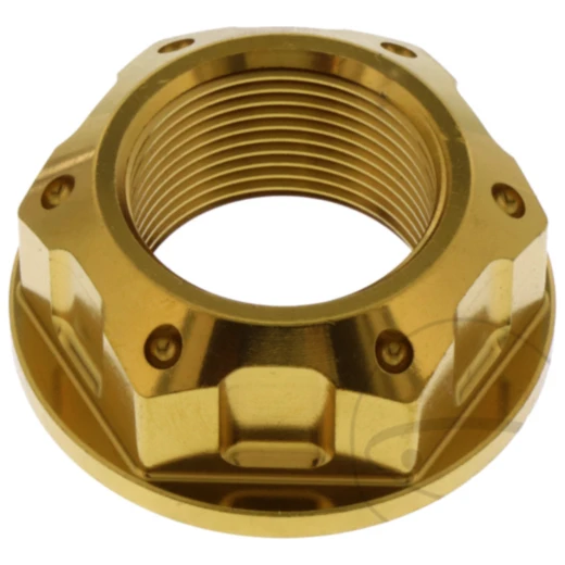 Achsmutter M25X1.5MM Edelstahl V4A gold