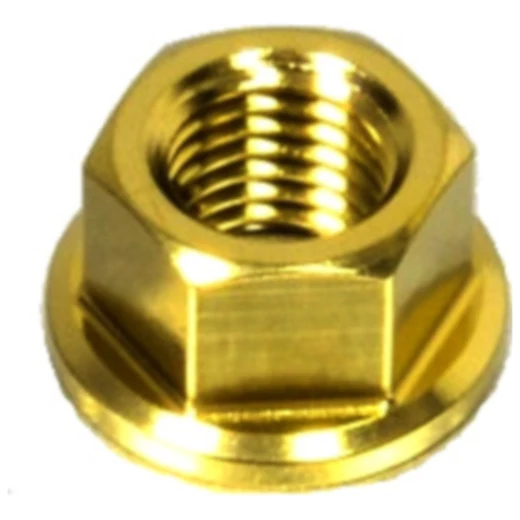 Mutter Kettenrad JMP Bolt M10 x 1. 25 mm Edelstahl V4A gold passend für: Kawasaki Z, Ninja, ZZR