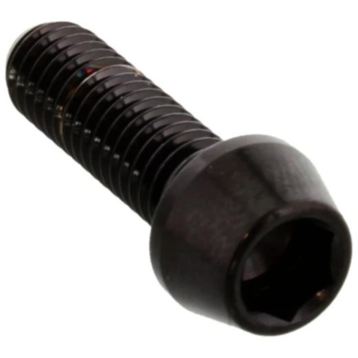 Schraube konisch JMP Bolt M6X1 20mm Edelstahl V4A schwarz_0