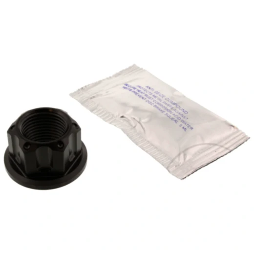 Mutter Achse M18X1. 5 mm Edelstahl V4A schwarz passend für: Honda CBF, CB, VT 7754223