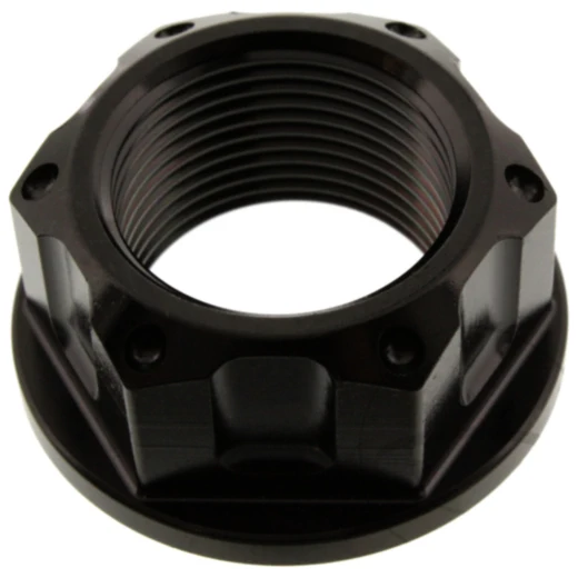 Mutter Achse M24X1. 5 mm Edelstahl V4A schwarz passend für: BMW S, HP4