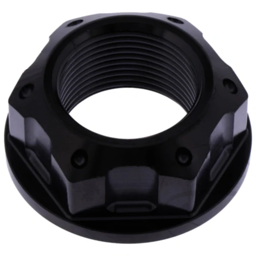 Achsmutter M25X1.5 mm Edelstahl V4A schwarz