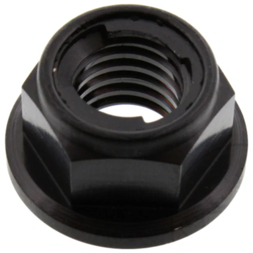 Bundmutter selbstsichernd JMP Bolt M8X1. 25 mm Titan schwarz passend für: Honda CRF, CR, XR