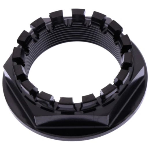 Achsmutter M33x1,25mm Titan schwarz für Motorräder