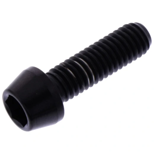 Kegelkopf Schraube M6X1 mm 20 mm Titan schwarz